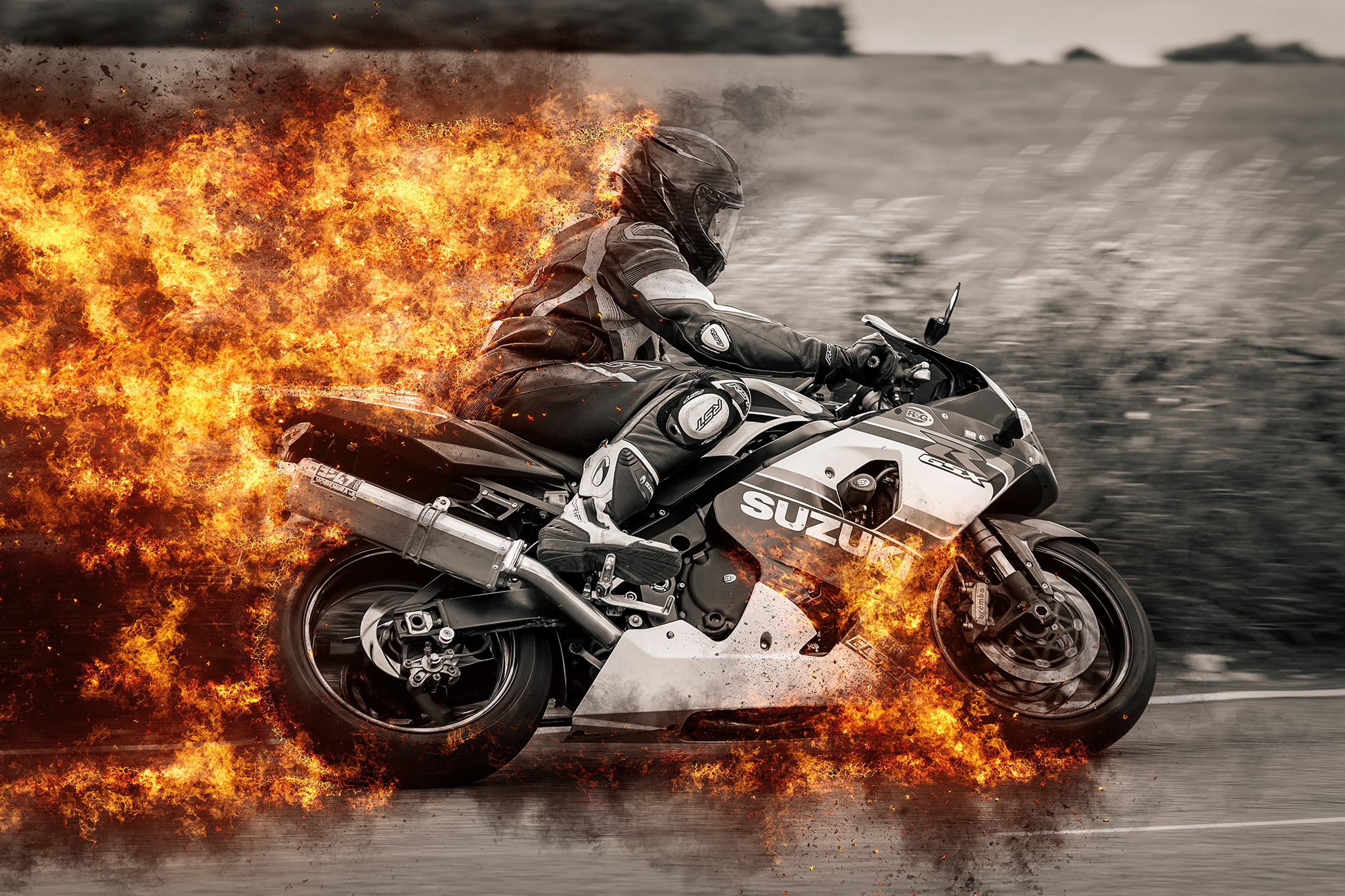 bike with firestorm edit